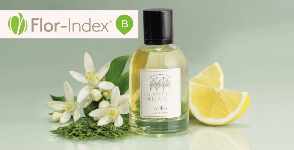 Aura è il profumo agrumato che sa di erba Flor-Index B